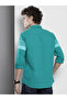 Men Green Striped Regular Fit Shirt - 3