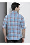 Men Blue Checked Regular Fit Shirt - 4