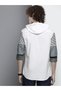 Men Hooded Color Block Shirt - 4