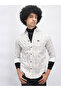 Men White Checkered Slim Fit Shirt - 2