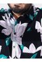 Plus Size Floral Print Short Sleeve Shirt - 6