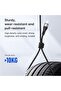 3A Nylon Braided USB to Micro Charging/Data Cable 100 cm - 3