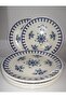 Porcelain Includes 6 Pieces of 24 cm Serving Plate - 3