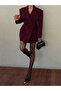 Women Corduroy Double-Breasted Blazer