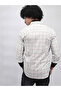 Men White Checkered Slim Fit Shirt - 6