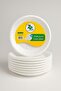9-Inch Disposable Round Foam Plates 25 PCS - 2
