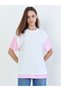 Oversized Color Block T-Shirt - 3