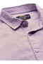 Men Lilac Solid Spread Collar Shirt - 2