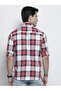 Men Red Checkered Regular Fit Shirt - 4