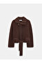 60988 Wool Blend Knitwear Cardigan-Brown - 6