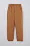 Boys' Sweatpants with Lace-Up Accessories and Arma Detail, Ages 4-8, Light Brown - 2