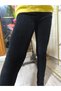 Girl's Thick Corded Fabric Tights Flexible Soft Comfortable 10-11-12-13-14 Years Old Black - 3