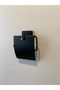 Black Lid Toilet Paper Holder - Premium Black Lid Toilet Paper Holder 100% Brass Rustproof - 2
