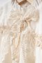 Baby Girl Luxury-Chic 6-Piece Newborn Hospital Release Zibin Set with Lace Detailing, Boxed - 5
