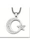 Faja Elegant Gold and Silver Moon Necklaces with Starfish Charms - for Women and Men - 6