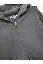 Oversized Long-Sleeve Pocket Detail Hooded Zip-Up Knit Cardigan - 3