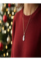 Christmas Themed Thin Chain Necklace - 5