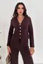 Comfortable Fit Stylish Office and Daily Wear Thessaloniki (Towel Fabric) Women's Two-Piece Set 5009 - 3