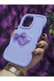 Xiaomi Redmi Note 12 Pro 5g Compatible Heart and Ribbon Star Glitter Lilac Phone Case - 4