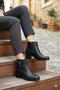 30342 Comfortable Stone Buckle 5 cm Heel Height Warm Lining Women's Boots