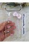 iPhone 17 Air Compatible Pink Bow Detailed Glitter Transparent Case - 2