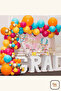 20 Pieces Orange Balloon Background Balloon Birthday Decoration - 4