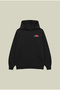 Nude Project Juicy Cherry Unisex Oversized Black Cotton K Hooded Printed Sweatshirt Hoodie - 3