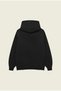 Comme Des Garçons Green Unisex Oversized Black Cotton K Hooded Printed Sweatshirt Hoodie - 2