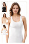 Women's 3-Pack 95% Cotton Thick Strap Stretch Fabric Flexible Undershirt Set - 2