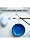 5pcs/ Set Round Paint Brushes -Artist Acrylic Paint Brushes for Acrylic Painting Oil Watercolor Canvas Boards Rock Body Face Nail Art Crafts Supplies - 4