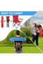 Portable Folding Beach Chair Multi-Purpose Camping Chair for Adult, Lightweight Patio Lawn Qu - 5