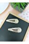 8 cm Snap Fastener with Triangle Model Pearl and Minimal Pearl Detail - 2