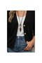 New Season Long Sleeve Button Detailed Women's Knitwear Cardigan 28352 - 2