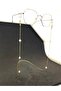Italian Chain Cube Stone Glasses Chain / Cord Transparent - 2