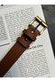 2-Piece Lyric Square Patterned Women's Antique Vintage Buckle Belt Coat Belt Dress Belt Trouser Belt - 2