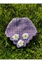 Hand-Knitted Bandana with Floral Details - 4