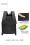 Functional Backpack Large Capacity Short Distance Travel Solid Color Design Light Business Style Stu - 5