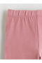 Lcw Baby Ecru Crew Neck Striped Baby Girl T-Shirt and Leggings - 7