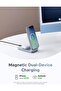 Qi2 25W Magflow Foldable 2-in-1 Wireless Charger, Magsafe Fast Charging Pad for iPhone - 3