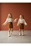 Girl's Design Suede Skirt with Elastic Waist - 7