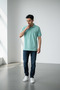 Polo Neck T-Shirt Lacos Pike Fabric