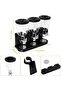 Cereal Dispenser Classic Dry Food Container, 2Litre Kitchen Storage Dispenser Thrible Black - 3