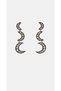 Imported Shiny Moon Earrings - 2