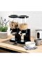 Cereal Dispenser Classic Dry Food Container, 2Litre Kitchen Storage Dispenser Double Black - 3