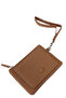 Mpcuz 103 Women's Unisex, Genuine Leather, Wallet Card Holder Brown