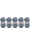Velluto Velvet Hand Knitting Yarn 100 Gr 3 Pieces Color 428 Medium Gray
