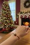 Murano Glass Christmas Figured Adjustable Bracelet