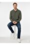 Men's Polo Collar Buttoned Sweater - 3