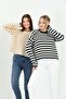 Angora Striped Sweater - 6