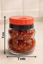 3 Pieces Glass Flip Lid Practical Lid Glass Spice Jar Salt Shaker Pepper Shaker 150 ml - 5